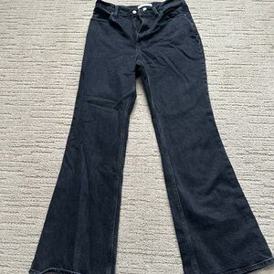 Abercrombie & Fitch Dark Wide Leg Jeans